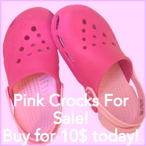 CROCS Other - Two Tone Pink Crocks | Children Size 13